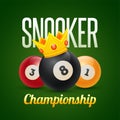 Snooker Championship banner or poster design