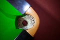 Snooker hole net Royalty Free Stock Photo