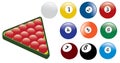 Snooker and pool ball