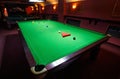 Snooker Table, set up for game Royalty Free Stock Photo
