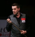 Snooker World Champion, Mark Selby plays friendly tournament in Bucharest Royalty Free Stock Photo