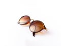 snooky round sunglass frame isolated stock image. Royalty Free Stock Photo