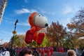 Snoopy in Astronaut outfit. Thanksgiving Parade with Snoopy Balloon