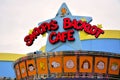 Snoopy backlot cafe sign at Universal Studios Japan in Osaka, Japan Royalty Free Stock Photo