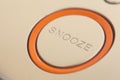 Snooze button detail Royalty Free Stock Photo