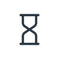 snooze icon vector from email ui concept. Thin line illustration of snooze editable stroke. snooze linear sign for use on web and