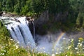 Snoqualmie Falls Rainbow Royalty Free Stock Photo