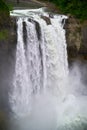 Snoqualmie Falls Washington State vertical Royalty Free Stock Photo