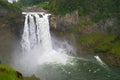 Snoqualmie Falls Washington State vertical Royalty Free Stock Photo