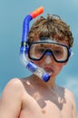 Snorkel Kid Royalty Free Stock Photo