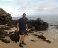 A Snorkeler Set to Enter the Water, Kapalua Bay, Maui, Hawaii