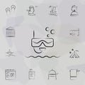 Snorkeling icon. Travel icons universal set for web and mobile