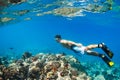 Snorkeling Underwater