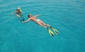Snorkeling women