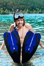 Snorkelling Royalty Free Stock Photo