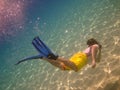 Snorkelling Royalty Free Stock Photo