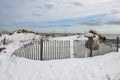 Winter waterfront, Ocean City, New Jersey Royalty Free Stock Photo