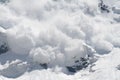 Snow avalanche Royalty Free Stock Photo