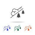 snow avalanche icon. Elements of Christmas holidays in multi colored icons. Premium quality graphic design icon. Simple icon for