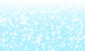 Snow background. Winter snowflakes on blue sky. Christmas background. Falling snow. Royalty Free Stock Photo