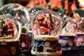 Snow-ball Toy Glass Ball Santa Claus Royalty Free Stock Photo