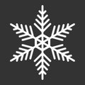 Snow on black background. Winter snowfall. Vector Royalty Free Stock Photo