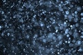 Snow bokeh background. blurred background beautiful glow