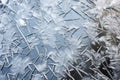 snow brittle after freezing rain Royalty Free Stock Photo