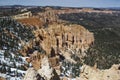 Snow in Bryce Canyon Royalty Free Stock Photo