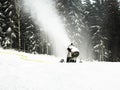 Snow cannon Royalty Free Stock Photo