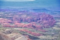 Snow Canyon Overlook, views from the Red Mountain Wilderness hiking trail head, State Park, St George, Utah