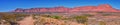 Snow Canyon Red Rock View from Petroglyphs hiking trail St George Utah on Land Hill from Ancestral Puebloan and Southern Paiute Na Royalty Free Stock Photo