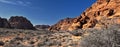 Snow Canyon State Park Red Sands views from hiking trail Cliffs National Conservation Area Wilderness St George, Utah USA