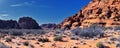 Snow Canyon State Park Red Sands views from hiking trail Cliffs National Conservation Area Wilderness St George, Utah USA