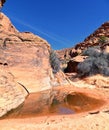 Snow Canyon State Park Red Sands views from hiking trail Cliffs National Conservation Area Wilderness St George, Utah USA