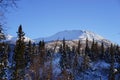 Snow caped Alaskan mountains