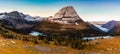 Snow Capped Bear Hat Mountain With Hidden Lake Royalty Free Stock Photo