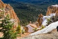 Snow Capped Bryce Canyon Royalty Free Stock Photo