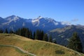 Snow capped Mount Oldehore, Switzerland