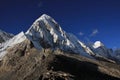 Snow capped mount Pumori