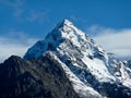 Snow capped mountain