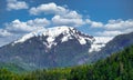 Snow Capped Mountain in Alaska Royalty Free Stock Photo