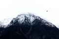 A snow capped mountain in Kinnaur, Himachal Pradesh India Royalty Free Stock Photo