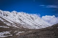 Snow capped mountain