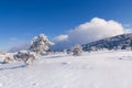 Snow-capped mountains