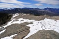 Snow capped mountains and alpine landscape in the Adirondacks, New York State Royalty Free Stock Photo