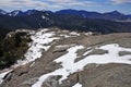 Snow capped mountains and alpine landscape in the Adirondacks, New York State Royalty Free Stock Photo