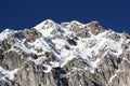 Snow capped mountains, austrian alps, Innsbruck Royalty Free Stock Photo