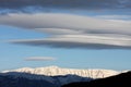 Snow-capped mountains in Gran Sasso, Italy