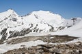 Snow-capped mountains at Molltaler Glacier Royalty Free Stock Photo